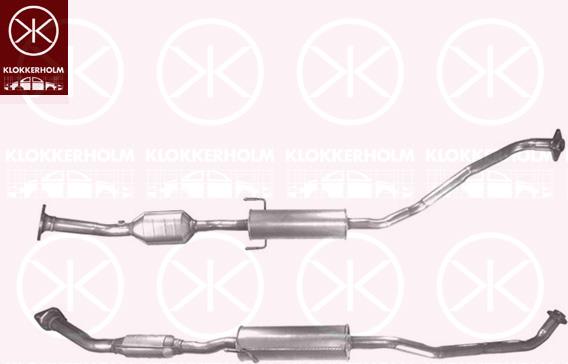 Klokkerholm 81168601 - Катализатор autosila-amz.com