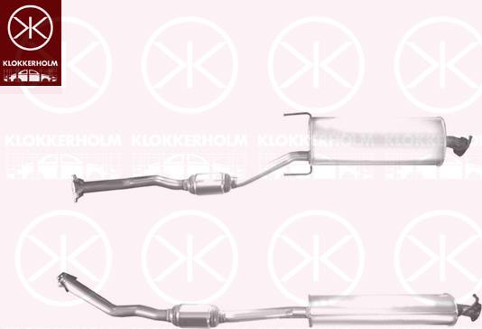 Klokkerholm 81798601 - Катализатор autosila-amz.com