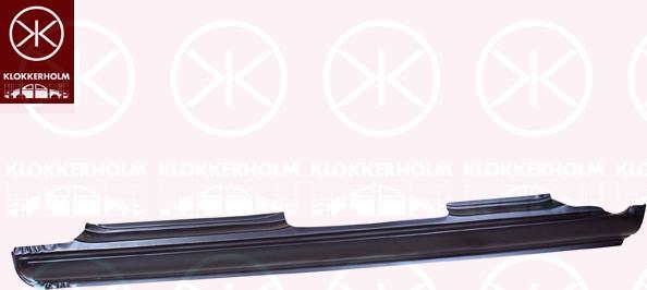 Klokkerholm 3127011 - Подножка, накладка порога autosila-amz.com