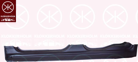 Klokkerholm 2556011 - Подножка, накладка порога autosila-amz.com