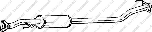 Klokkerholm 284-447 - Средний глушитель выхлопных газов autosila-amz.com