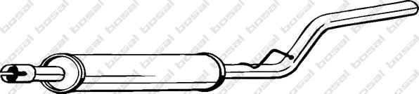 Klokkerholm 280-165 - Средний глушитель выхлопных газов autosila-amz.com