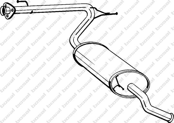 Klokkerholm 281-093 - Глушитель выхлопных газов, конечный autosila-amz.com