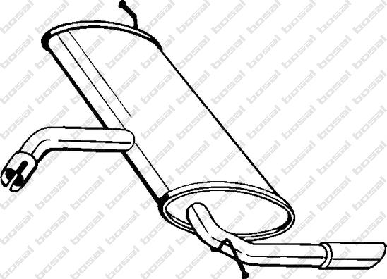 Klokkerholm 227-039 - Глушитель выхлопных газов, конечный autosila-amz.com