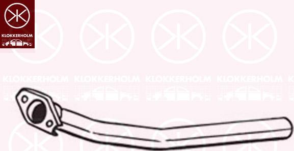 Klokkerholm 750-439 - Труба выхлопного газа autosila-amz.com