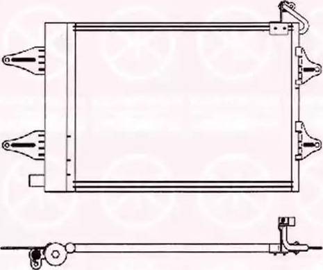 Klokkerholm 7514305007 - Конденсатор кондиционера autosila-amz.com