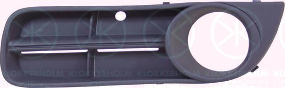 Klokkerholm 7515913 - Решетка вентиляционная в бампере autosila-amz.com