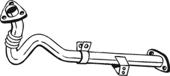 Klokkerholm 770-587 - Труба выхлопного газа autosila-amz.com