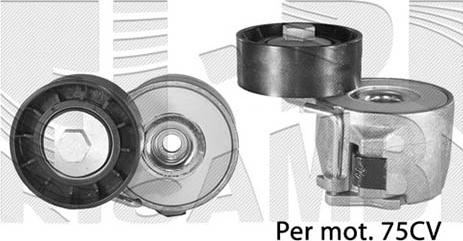 KM International FI11520 - Натяжитель, поликлиновый ремень autosila-amz.com