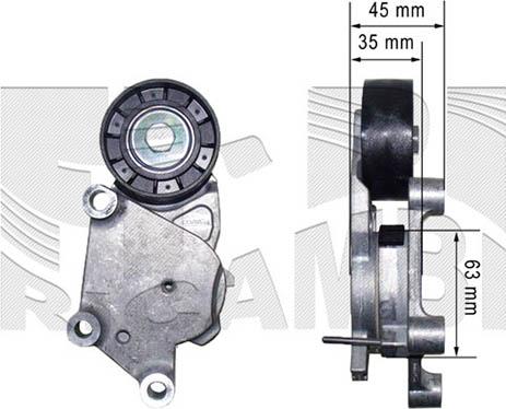 KM International FI11790 - Натяжитель, поликлиновый ремень autosila-amz.com