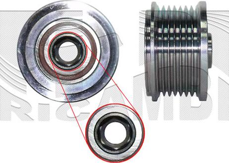 KM International FI20790 - Шкив генератора, муфта autosila-amz.com