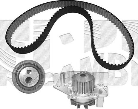 KM International WKFI016 - Водяной насос + комплект зубчатого ремня ГРМ autosila-amz.com