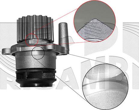 KM International WPK343 - Водяной насос autosila-amz.com