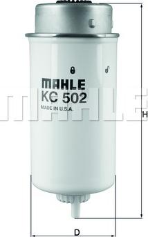 KNECHT KC 502 - Топливный фильтр autosila-amz.com