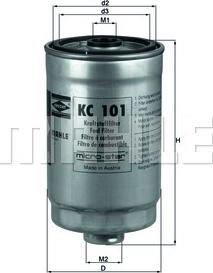 KNECHT KC 101 - Топливный фильтр autosila-amz.com