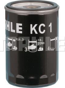 KNECHT KC 1 - Топливный фильтр autosila-amz.com