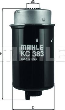 KNECHT KC 383 - Топливный фильтр autosila-amz.com
