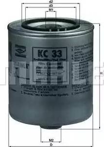 KNECHT KC 33 - Топливный фильтр autosila-amz.com
