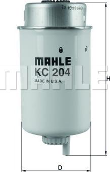 KNECHT KC 204 - Топливный фильтр autosila-amz.com
