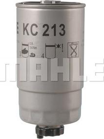 KNECHT KC 213 - Фильтр топливный autosila-amz.com