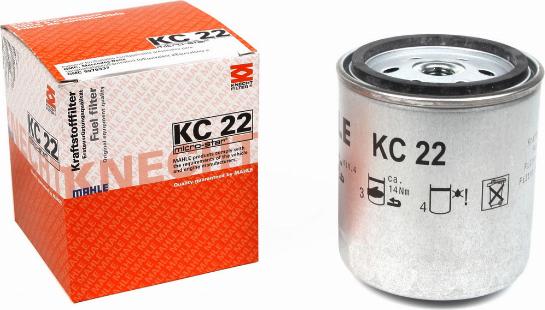 KNECHT KC 22 - Топливный фильтр autosila-amz.com
