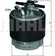 KNECHT KL 440/18 - Топливный фильтр autosila-amz.com