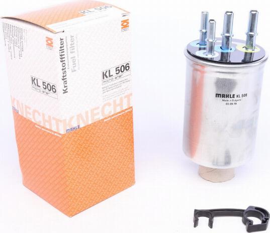 KNECHT KL 506 - Топливный фильтр autosila-amz.com