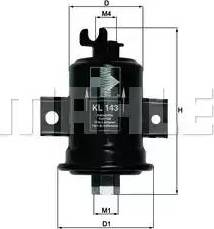 KNECHT KL 143 - Топливный фильтр autosila-amz.com
