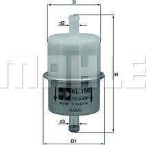KNECHT KL 150 OF - Топливный фильтр autosila-amz.com