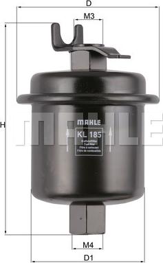 KNECHT KL 185 - Топливный фильтр autosila-amz.com