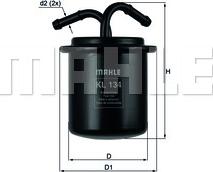 KNECHT KL 134 - Топливный фильтр autosila-amz.com