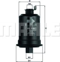 KNECHT KL 129 - Топливный фильтр autosila-amz.com