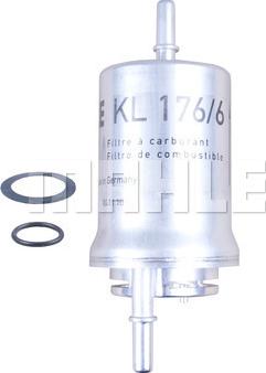 KNECHT KL 176/6D - Топливный фильтр autosila-amz.com