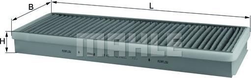 KNECHT LA 43 - Фильтр воздуха в салоне autosila-amz.com