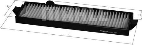 KNECHT LA 506 - Фильтр воздуха в салоне autosila-amz.com