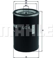 KNECHT LC 4 - Воздушный фильтр, турбокомпрессор autosila-amz.com