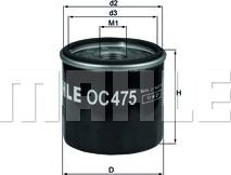 KNECHT OC 475 - Масляный фильтр autosila-amz.com