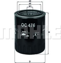 KNECHT OC 476 - Масляный фильтр autosila-amz.com