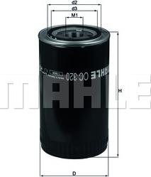 KNECHT OC 320 - Масляный фильтр autosila-amz.com