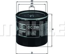 KNECHT OC 299 - Масляный фильтр autosila-amz.com
