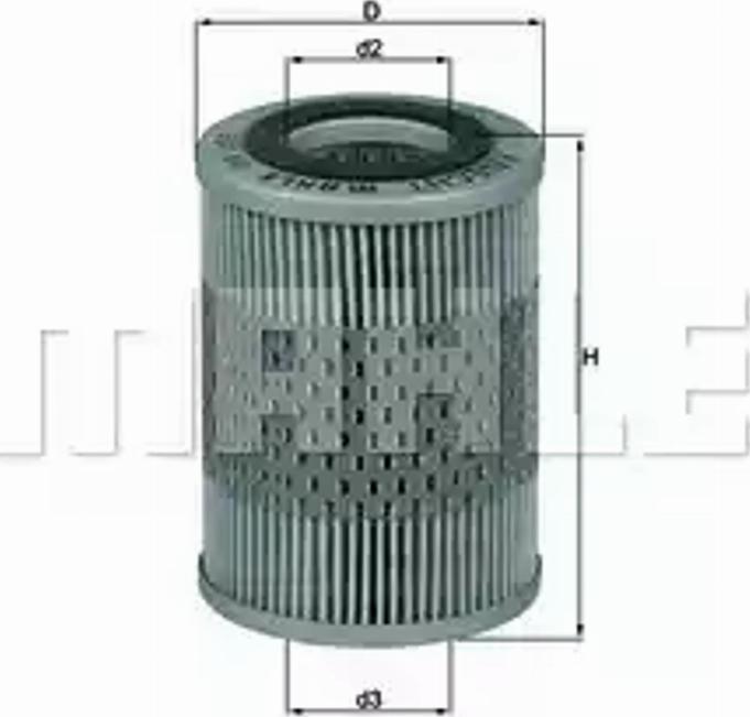 KNECHT OX 159D - Масляный фильтр autosila-amz.com