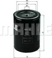 KNECHT WFC 15 - Фильтр охлаждающей жидкости autosila-amz.com
