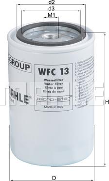 KNECHT WFC 13 - Фильтр охлаждающей жидкости autosila-amz.com