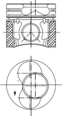 Kolbenschmidt 99470620 - Поршень autosila-amz.com