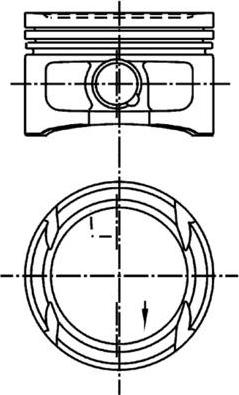 Kolbenschmidt 99562600 - Поршень autosila-amz.com