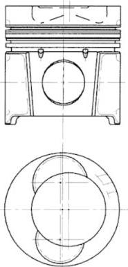 Kolbenschmidt 99339600 - Поршень autosila-amz.com