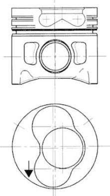 Kolbenschmidt 99743720 - Поршень autosila-amz.com