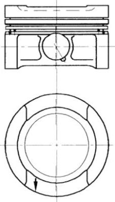 Kolbenschmidt 94503700 - Поршень autosila-amz.com