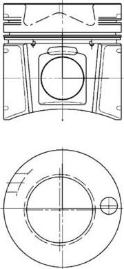 Kolbenschmidt 94681600 - Поршень autosila-amz.com