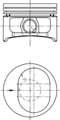 Kolbenschmidt 94865620 - Поршень autosila-amz.com